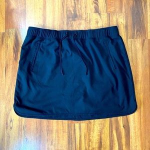 Black Tie Tennis Swim with Pockets Skirt XL #24